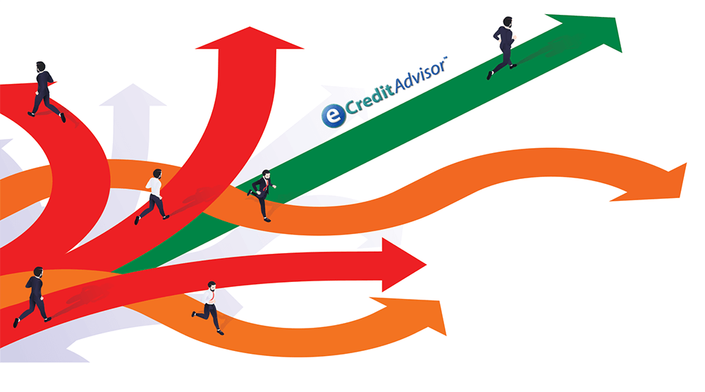 mutiple arrows pointing customer in right direction