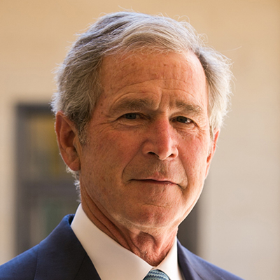George w bush headshot